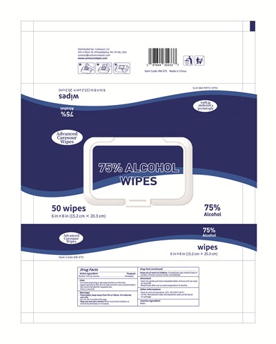 Advanced Caresour Wipes Label (Advanced Caresour Wipes)